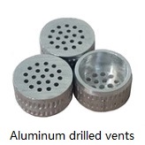 aluminum drilled core vents